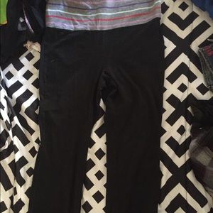 Black yoga/pj pants